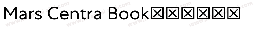 Mars Centra Book字体转换